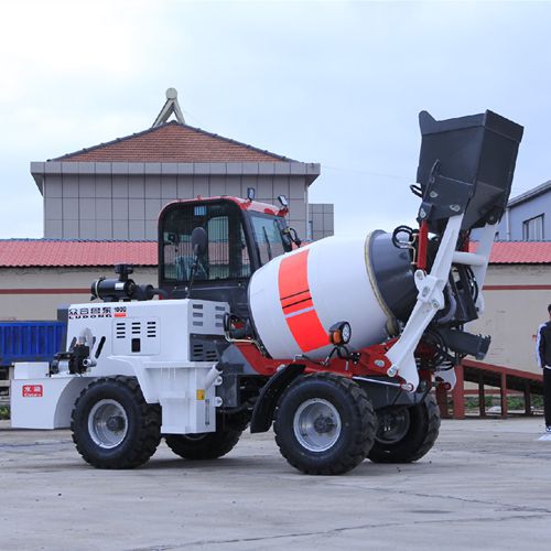 self loding concrete mixer