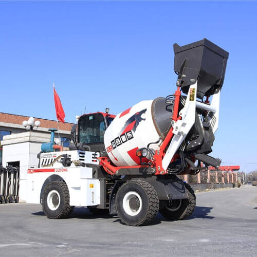 2500 self loding concrete mixer